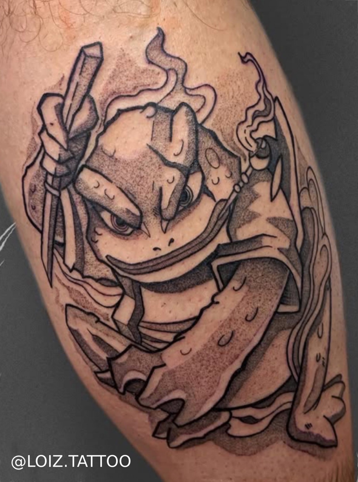 Frosch-Tattoo von Loiz